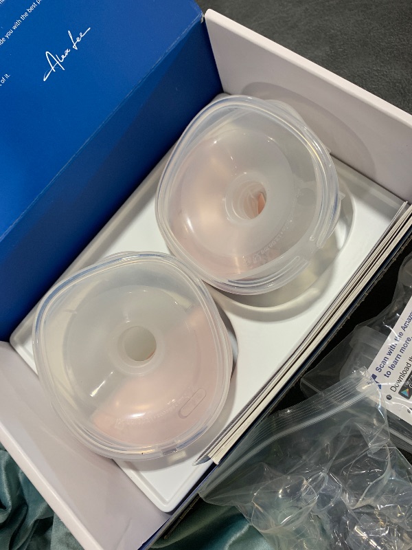 Photo 1 of MomMed Wearable Breast Pump S21 - Leak-Proof Design, Hands-Free Double Portable Electric Breast Pump with 9 Levels - 24mm Shield
