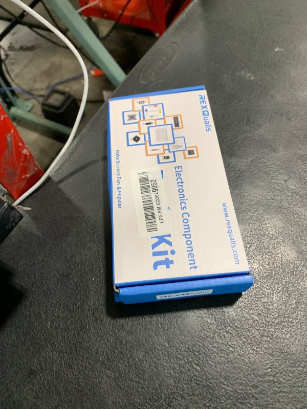 Photo 1 of REXQualis Electronics Basic Kit w/Power Supply Module, Breadboard, Jumper Wire, LED,Resistor, comes with more than 300pcs sensors and components for fun and simple electronic projects.