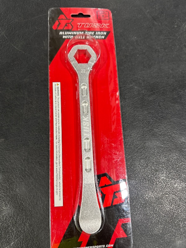 Photo 1 of TUSK Aluminum Tire Iron with Axle Wrench (22mm)