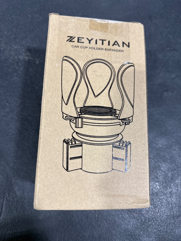 Photo 1 of Car Cup Holder Expander, Cup Holder Extender Adapter with Expandable Arm and Adjustable Base, Compatible with Yeti Ramblers 14-64oz, Hydro Flasks 18-64oz Most Coffee Mugs Bottles & Cups