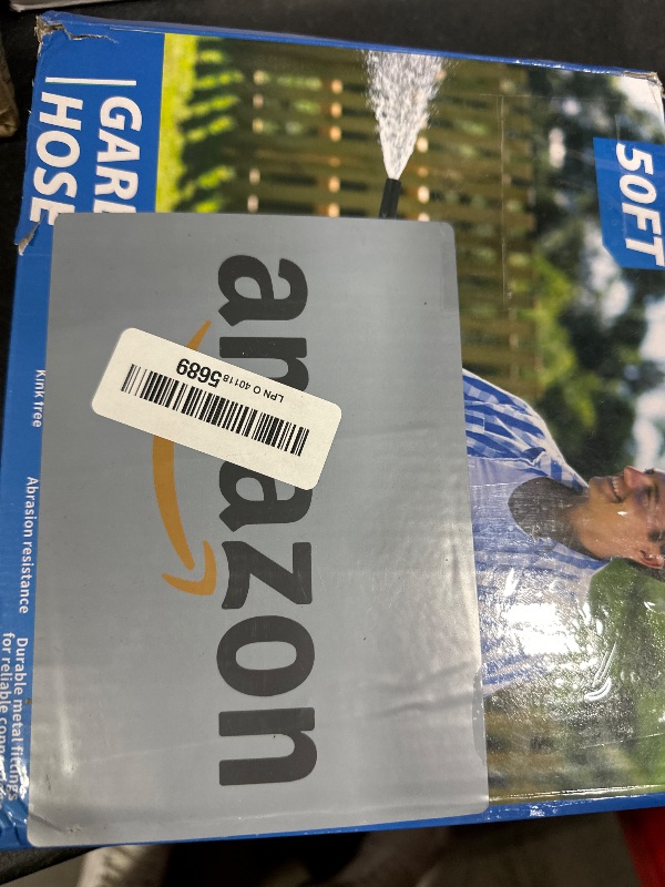 Photo 1 of Toolasin Garden Hose 50ft, Non-Expanding, Lightweight, Leak-Proof Metal interface, No-Knots, Portable, Wear-Resistant, Sturdy, Flexible, 3/4GHT, Water Hose for Yard, Garden