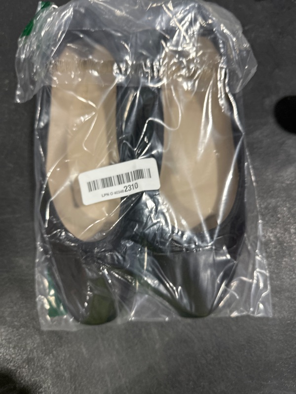 Photo 1 of AFEETSING Women's Round Toe Ballet Flats Comfortable Bow Dressy Flats Shoes for Women (A-black2, Numeric_6_Point_5)