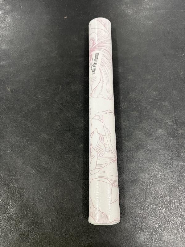 Photo 1 of Dimoon 236"x17.3" Peel and Stick Wallpaper Floral Contact Paper Boho White Pink Flower Wallpaper Removable Wall Paper Self Adhesive Modern for Cabinets Drawers Bedroom Thicken Vinyl