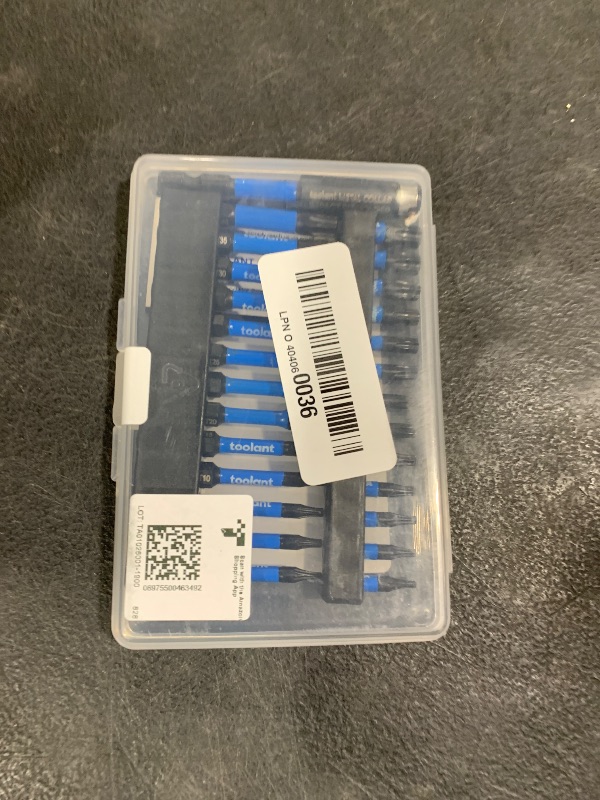 Photo 1 of toolant Impact Torx Bit Set 27pcs (TT7-TT40), S2 Steel Security Torx Bit Set, Tamper Proof Star Bit Set with CNC Machined Tips, 1"&2" Long Impact Bits with Magnetic Bit Holder and Storage Box