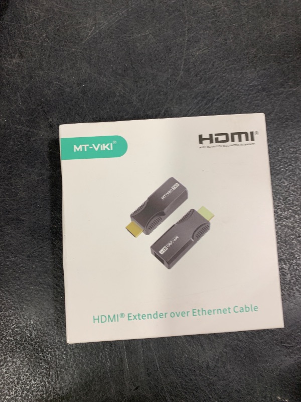Photo 1 of MT-VIKI HDMI Extender Over Single Cat6/Cat 7 Cable 1080p@60Hz Full HD Uncompressed Transmit Up to 164 Ft(50m), EDID and POC Function Supported (Transmitter and Receiver)