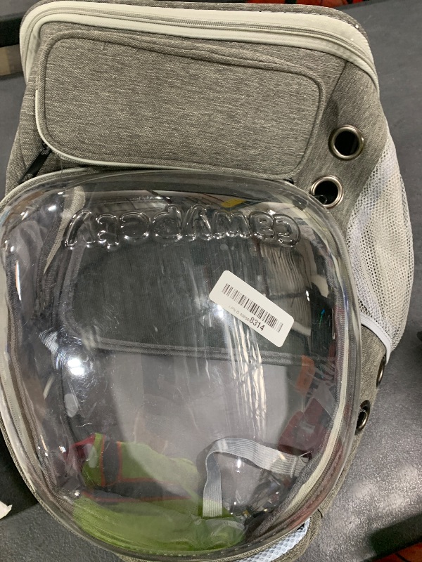Photo 1 of Cawypety Cat Backpack Carrier, Breathable Cat Carrier Large Space Bubble Pet Backpack for Kitty Small Dog up to 12lbs, Transparent & Foldable Pet Carrier for Travel Hiking