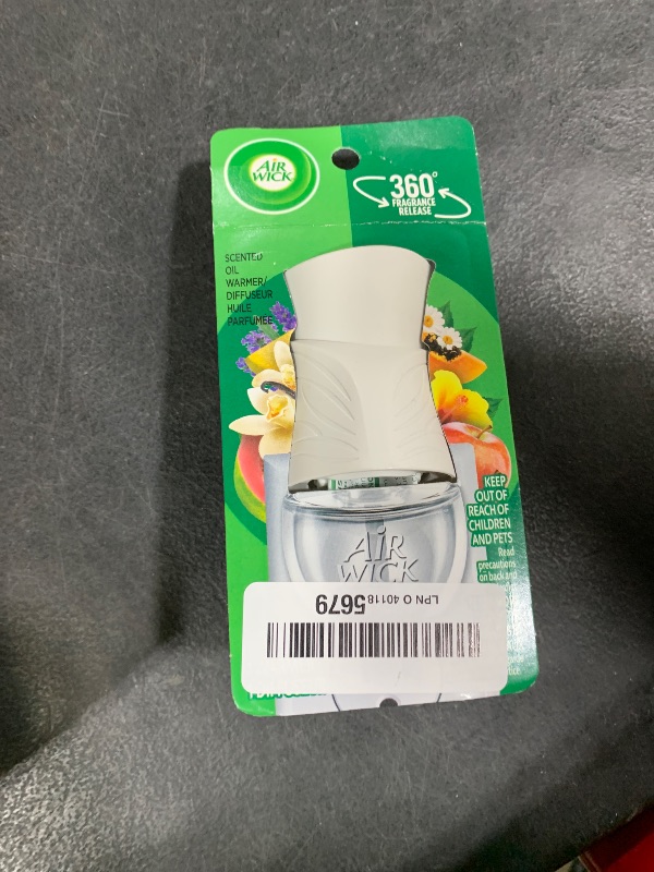 Photo 1 of Air Wick plug in Scented Oil Warmer, White, 1 Count, Essential Oils, Air Freshener