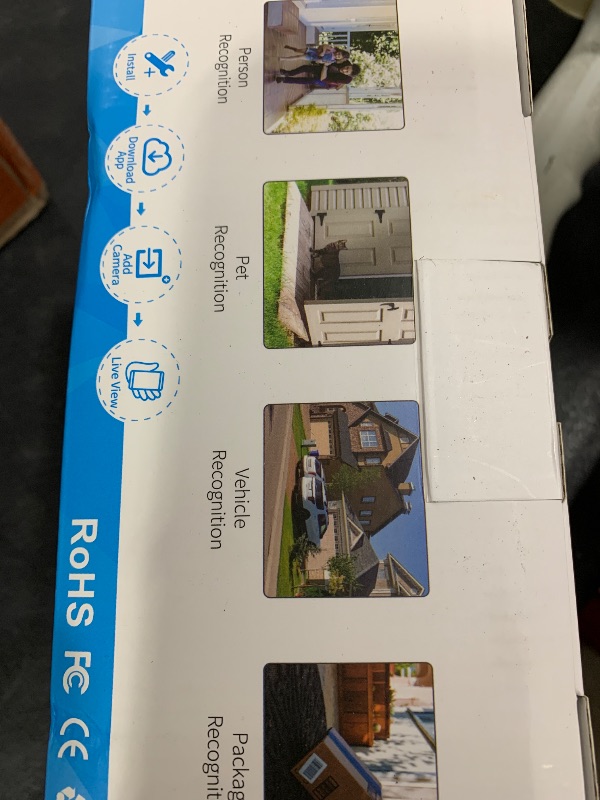 Photo 1 of Solar Security Cameras Wireless Outdoor 2K Battery Powered AI Motion Detection 2-Way Talk Color Night Vision Wifi Waterproof SD/Cloud Storage Non-stop Solar Panel Camera Outdoor Wireless 2-Pack