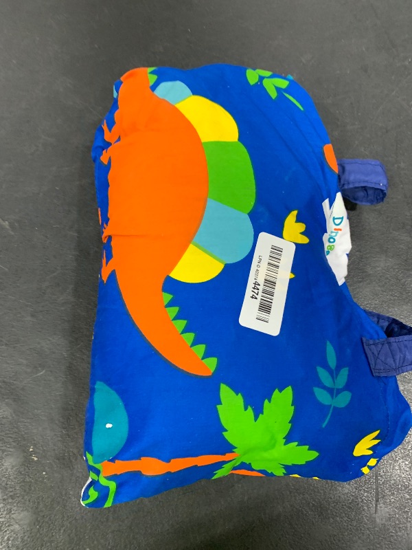 Photo 1 of Portable 2-in-1 Grocery Cart Seat Cover and Baby Highchair Cover (Navy Blue Dinosaur)