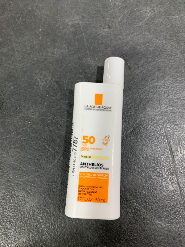 Photo 1 of La Roche-Posay Anthelios Mineral Ultra-Light Face Sunscreen SPF 50, Zinc Oxide Sunscreen for Face, 100% Mineral Sunblock, Oil Free for Sensitive Skin, Daily Sun Protection