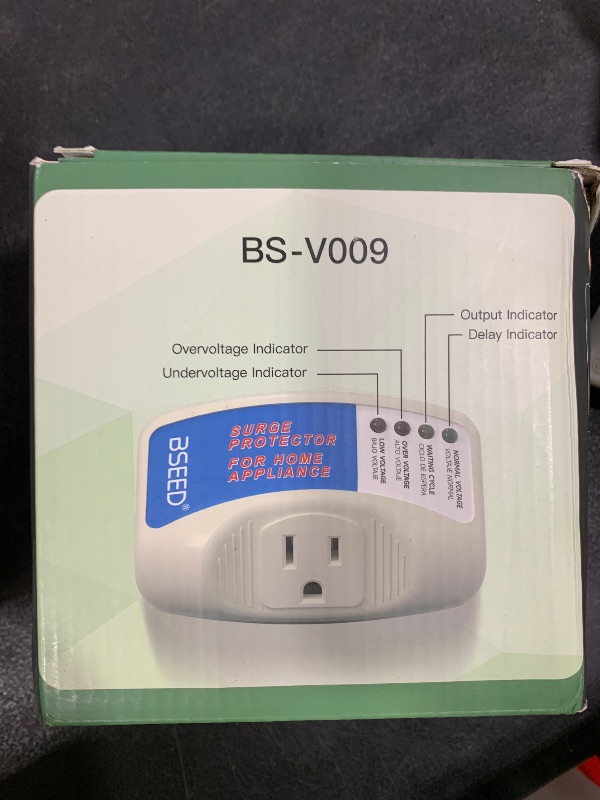 Photo 1 of BSEED Surge Protector, 1800W Wall Surge Protector for Refrigerator, TV, PC, Home Appliance, Voltage Regulator with LED Display Screen, Adjustable Voltage Protector, 15A, 120V, 2 Pack