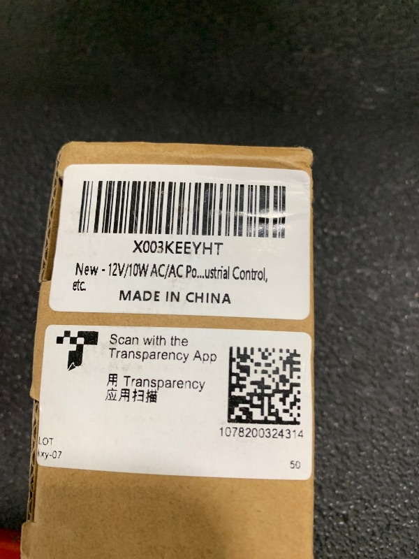 Photo 1 of 12V/10W AC/AC Power Transformer, Input 120V/60HZ Single-Phase Transformer, Applicable to Motorhome Electric Fireplace, Instrument, Small Power K-001, LED Light Strip, Lndustrial Control, etc.