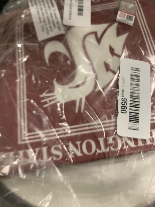 Photo 1 of Washington State Cougars Party Supplies 48 Pieces Officially Licensed University Set: 16 oz. Plastic Beverage Cups, 9" Paper Plates, Luncheon Napkins, Complete Party Supplies 16 Guests by Westrick
