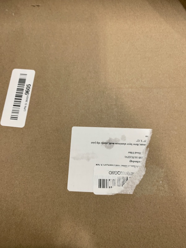 Photo 1 of Upgraded W10169961A Range Hood Filter Replacement, Fits Whirlpool, Ikea, Kitchen Aid, Jenn Air, Aluminum Mesh Hood Grease Filter 10.5x12Inch, HR Huare Technology Aluminum Range Hood Vent Filters,1PCS