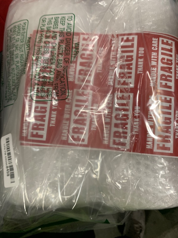 Photo 1 of Bubble Cushioning Wrap Roll, Sumono 12 Inch x 72 Feet Total [2 Rolls of 36 Feet] Bubble Roll Perforated 12 Inch Included 20 Fragile Sticker Label