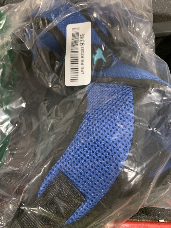 Photo 1 of Gooby Comfort X Step in Lite Dog Harness - Choke Free, Escape Free with Light Breathable Mesh - Step in Dog Harness for Small Dogs Only - Quick Release Buckle, Metal D-Rings - Blue, X-Large