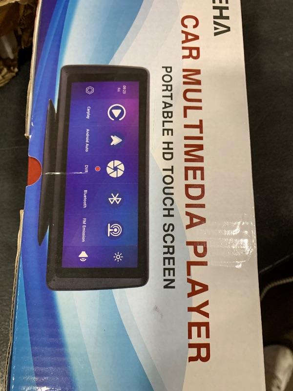 Photo 1 of Apenet Wireless CarPlay Screen with 2K Dash Cam, 8.1" Portable Touchscreen Car Stereo with CarPlay & Android Auto, 1080P Backup Camera, Voice Control, Bluetooth, Mirror Link, GPS Navigation
