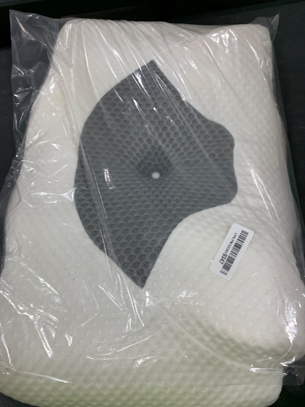 Photo 1 of Osteo Cervical Pillow for Neck Pain Relief, Hollow Design Odorless Memory Foam Pillows with Cooling Case, Adjustable Orthopedic Bed Pillow for Sleeping, Support for Side Back Sleepers