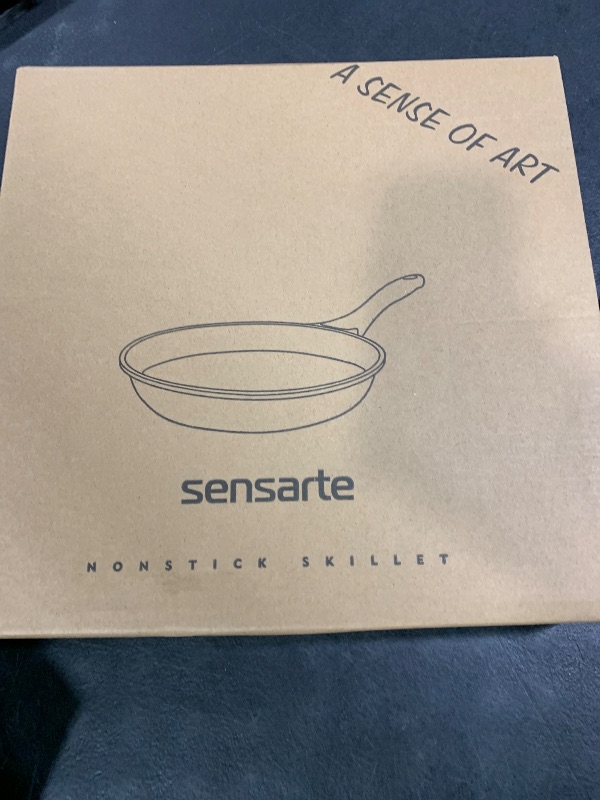 Photo 1 of SENSARTE 12.5 Inch Nonstick Frying Pan Skillet, Swiss Granite Coating Omelette Pan, Healthy Stone Cookware, PFOA Free