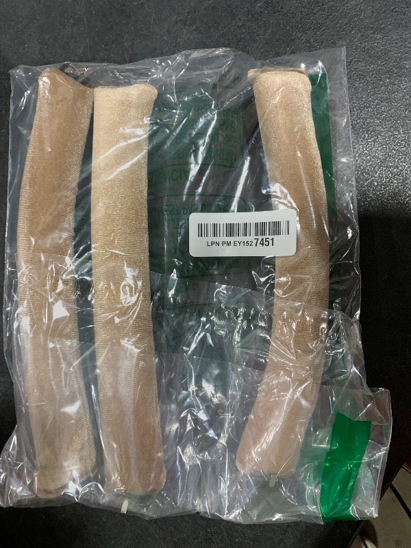 Photo 1 of Overnight Heatless Hair Curler Blowout Rods Jumbo, Heatless Curls Satin Jumbo Flexi Rods to Sleep in,Soft Heatless Rod for All Hair Types,No Heat Overnight Sleeping Curls Styling Tools 3pcs Khaki