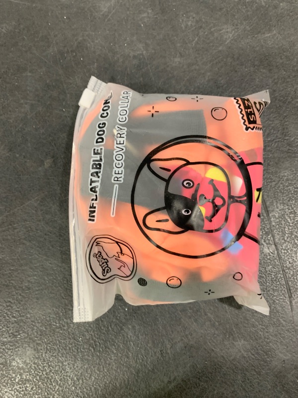 Photo 1 of Supet Inflatable Dog Cone Collar Alternative After Surgery, Doggie Neck Donut Collar Recovery ECollar for Post Surgery, Soft Dog Cone for Small Medium Puppies Cats