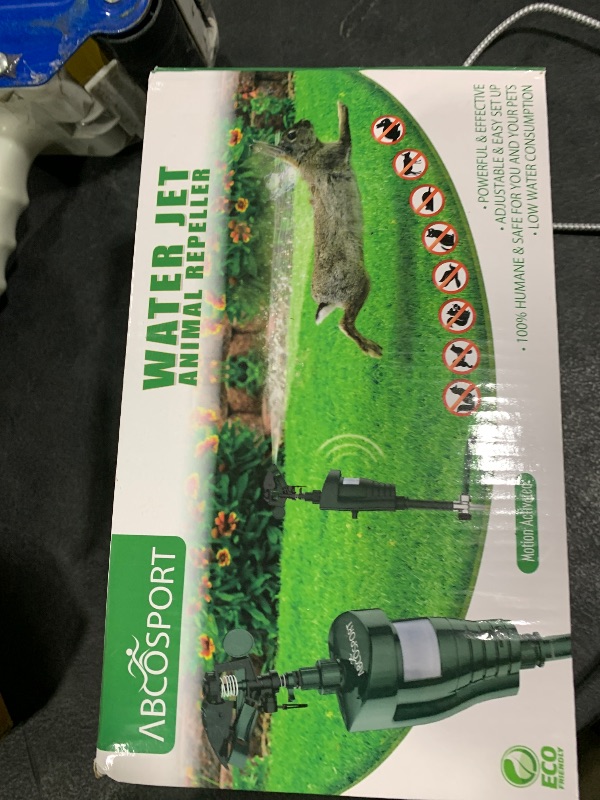Photo 1 of Abco Tech | Motion Activated Sprinkler/Animal Deterrent - Humane, Safe Way of Scaring Away Wild Animals - Coyoto, Deer, Cat - Motion Sensor Sprinkler to Deter Animals