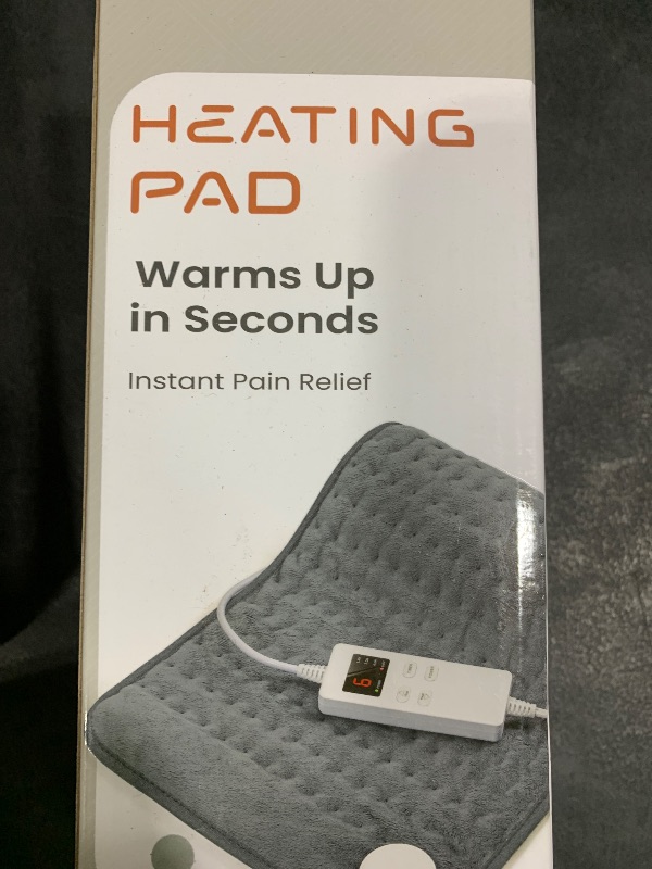 Photo 1 of Heating Pad for Back & Period Cramps, Portable Heating Pad for Neck and Shoulders and Back with Auto Shut Off Large, Machine Washable, Christmas Gifts for Women, Men