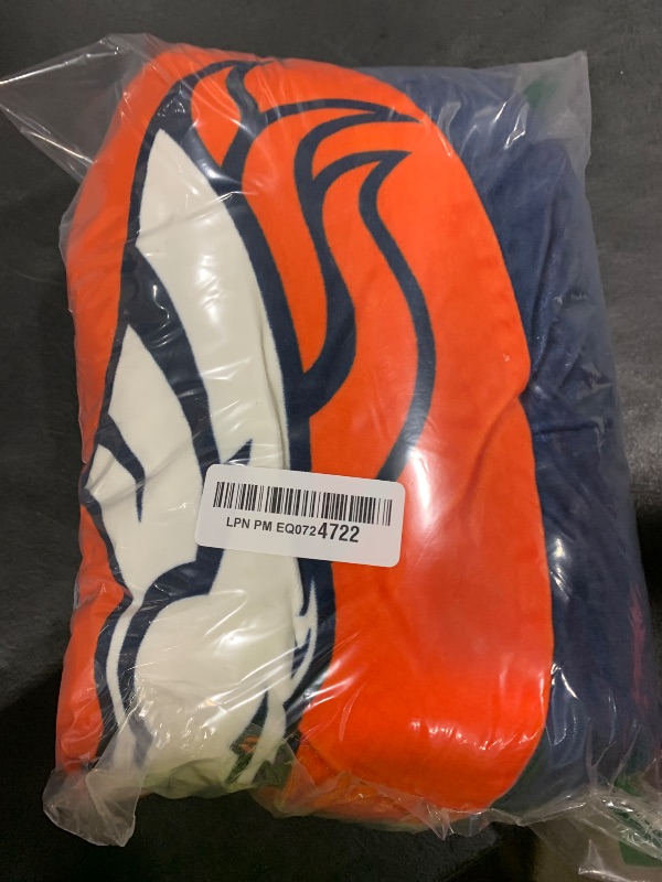 Photo 1 of The Northwest Company NFL Denver Broncos Cloud Pillow, 15", Team Colors
