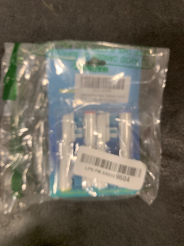 Photo 1 of Replacement Brush Heads Compatible with Oral B- Double Clean Design, Double Clean Brush Heads, Compatible with Braun Oral-B Dual Clean Electric Toothbrush - Pack of 4