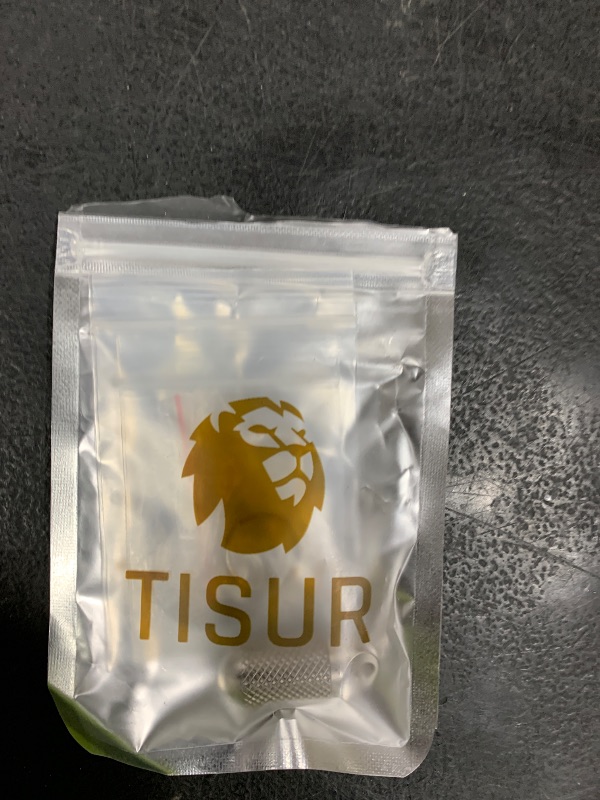 Photo 1 of TISUR Titanium Keychain Pill Holder Small Metal Pill Case, Pill Organizer Portable Waterproof Pill Container, Travel Pill Bottle Box for Purse (Tiny-0.39inch)