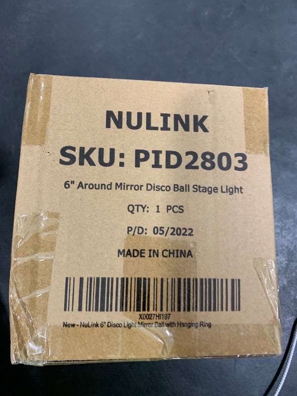 Photo 1 of NuLink 6" Disco Ball Decor Hanging Mirror Ball for Big Party Decorations Wedding Home