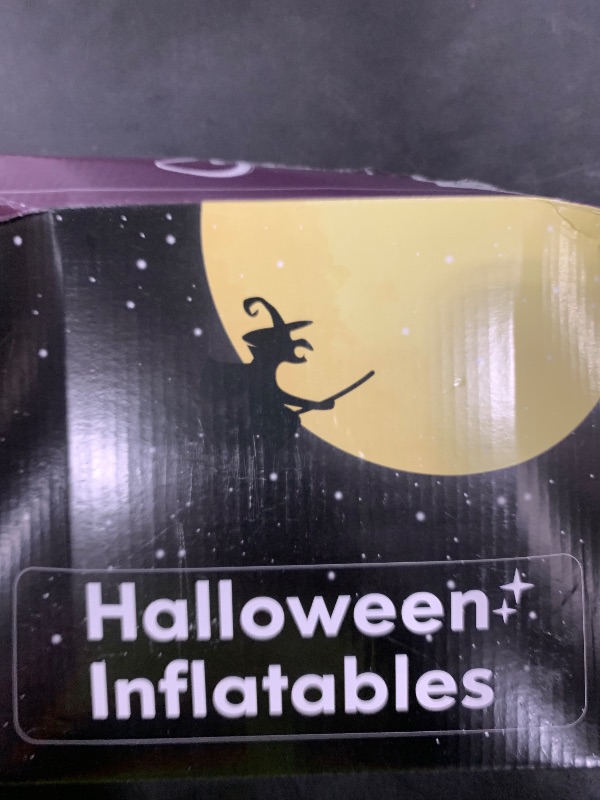 Photo 1 of Halloween Inflatables Blow Up Outdoor Yard Decorations 6FT Tall Pumpkin Dinosaur, Giant Scary Outside Blowups Lawn Entrance Decor, Large Cute Funny Happy Spooky Trick or Treat Inflated Vampire
