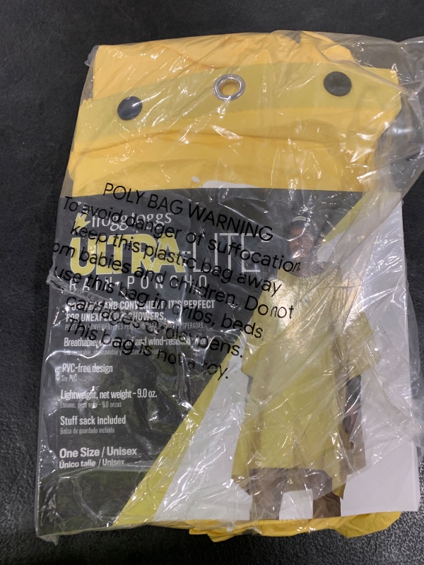 Photo 1 of FROGG TOGGS Ultra-Lite2 Reusable Waterproof Breathable Poncho