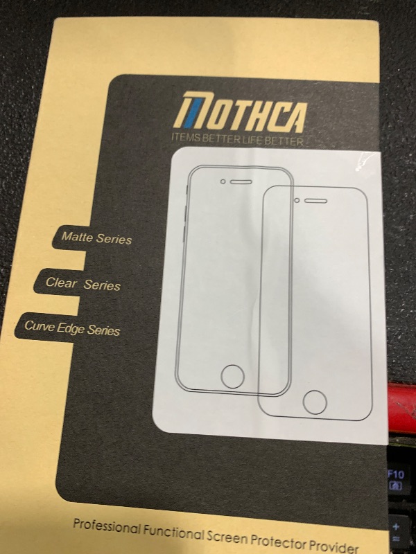 Photo 1 of Mothca Matte Glass Screen Protector for iPhone 17 Pro (6.3 inch) Anti-Glare & Anti-Fingerprint Tempered Glass Clear Film, [Easy Installation Frame] Case Friendly, Bubble Free - Smooth as Silk