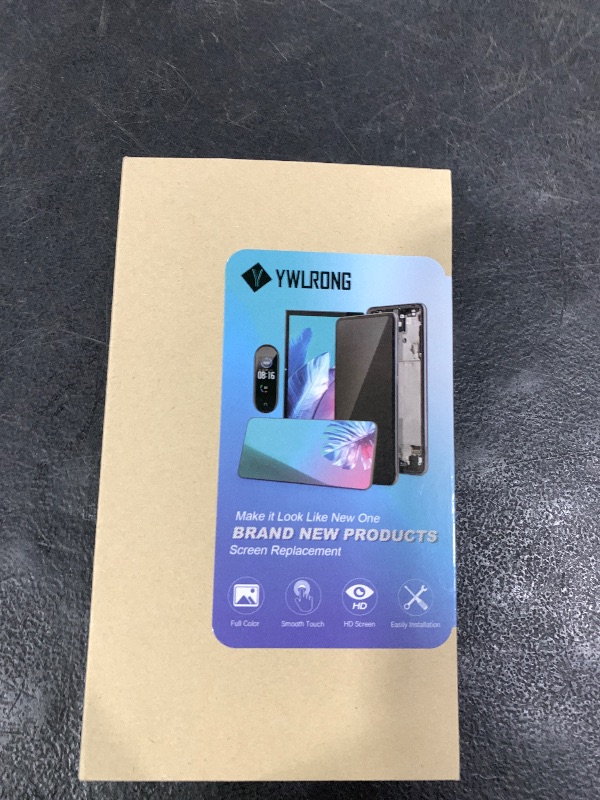 Photo 1 of YWLRONG Screen Replacement for Fitbit Versa 3 FB511 / Fitbit Sense FB512 Watch LCD Display Touch Screen Digitizer Assembly with Tools(Black)