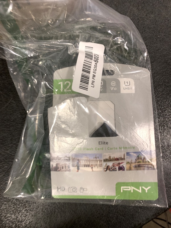 Photo 1 of PNY 128GB Elite Class 10 U1 V10 SDXC Flash Memory Card - 100MB/s, Class 10, U1, V10, Full HD, UHS-I, Full Size SD (Pack of 1)