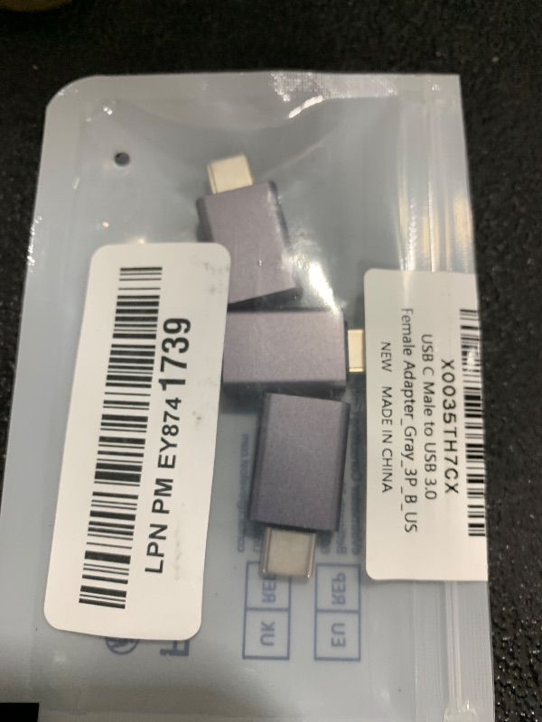 Photo 1 of Basesailor USB C to USB Adapter 3Pack,USBC Male to A Female 3.0 OTG MacBook Pro/Air Adapter,Type C Thunderbolt 4 3 Converter for Apple iPhone 17 16 15,Mac,iPad,Microsoft Surface,Samsung Galaxy S25 S24