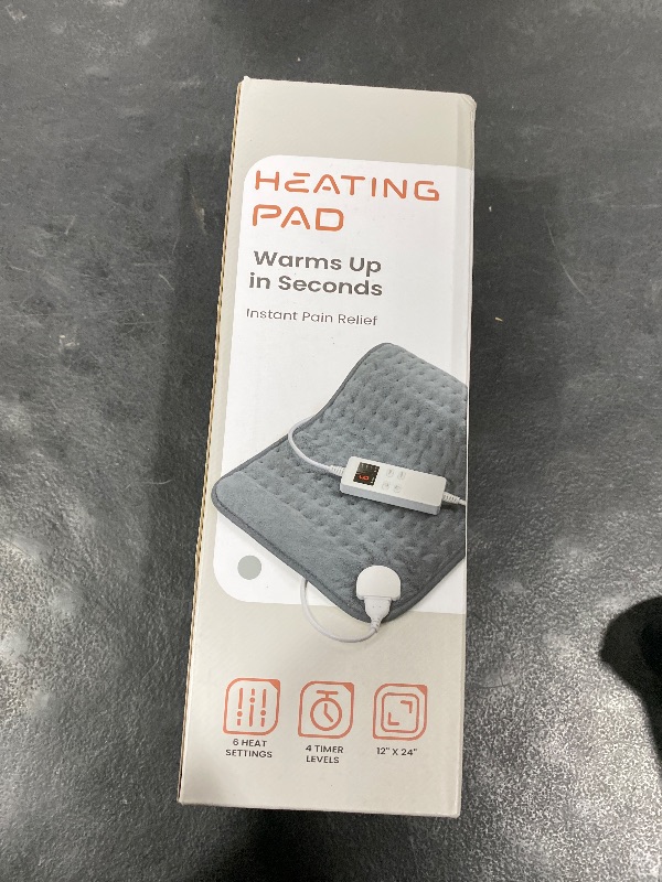 Photo 1 of Heating Pad for Back & Period Cramps, Portable Heating Pad for Neck and Shoulders and Back with Auto Shut Off Large, Machine Washable, Christmas Gifts for Women, Men