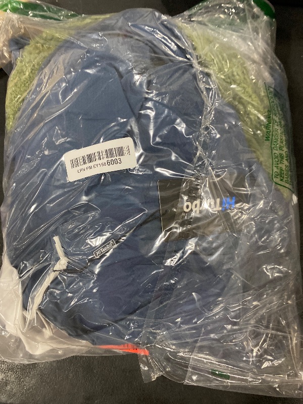 Photo 1 of Hiturbo Warm Kids Swim Parka: Waterproof Changing Robe - Thick Fleece Lining - Oversize Swimming Coat - Hooded Surf Poncho (7-14Y, Navy)