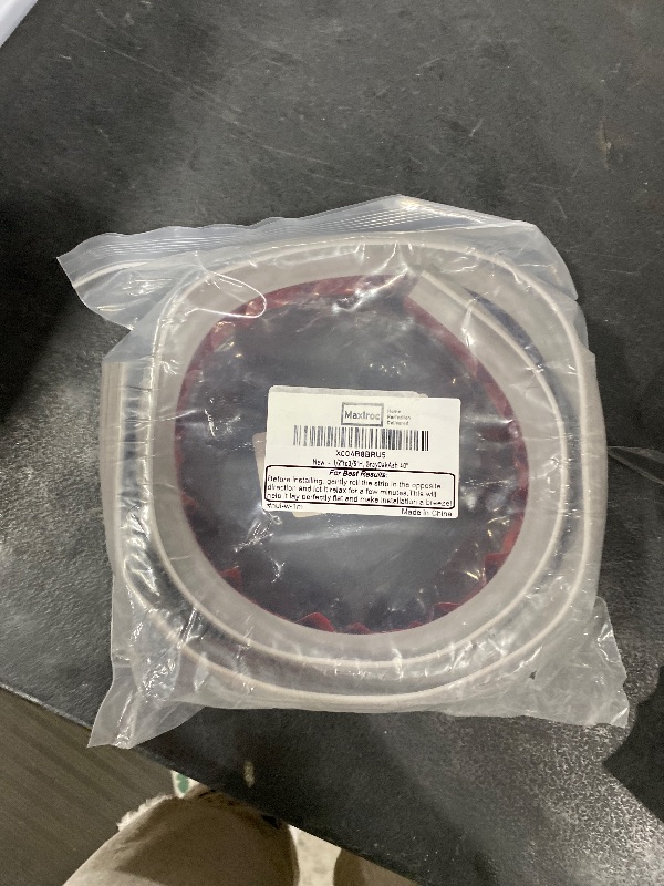 Photo 1 of 1/2" to 3/5" Height Threshold Ramp - Rubber Threshold, Floor Transition Strip, Door Strip, Wheelchair Ramp, Carpet to Tile Strip (Gray Oak Ash, 40 inches)