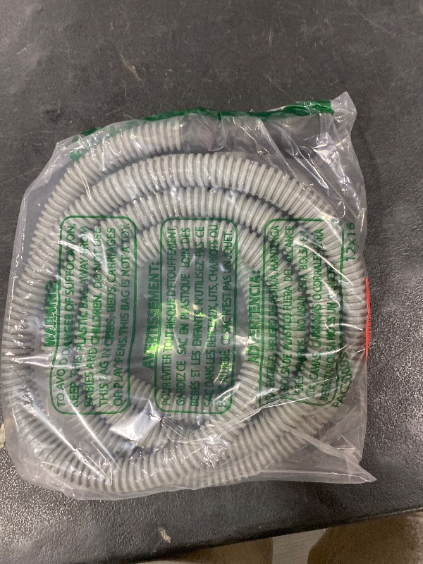 Photo 1 of Universal Dishwasher Drain Hose, 10 Ft Dishwasher Discharge Hose Extension, Corrugated and Flexible Dishwasher Hose Drain Replacement Fits 5/8", 3/4", 1" Dishwasher End, with 2 Clamps