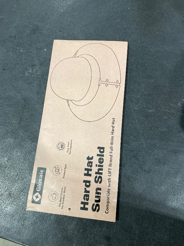 Photo 1 of Hard Hat Sun Shade Visor Compatible with LIFT Full Brim Hard Hat, Sun Protection and Reduce Glare for Construction, Roofing, Landscaping and Outdoor Work, Lightweight, Unisex Fit