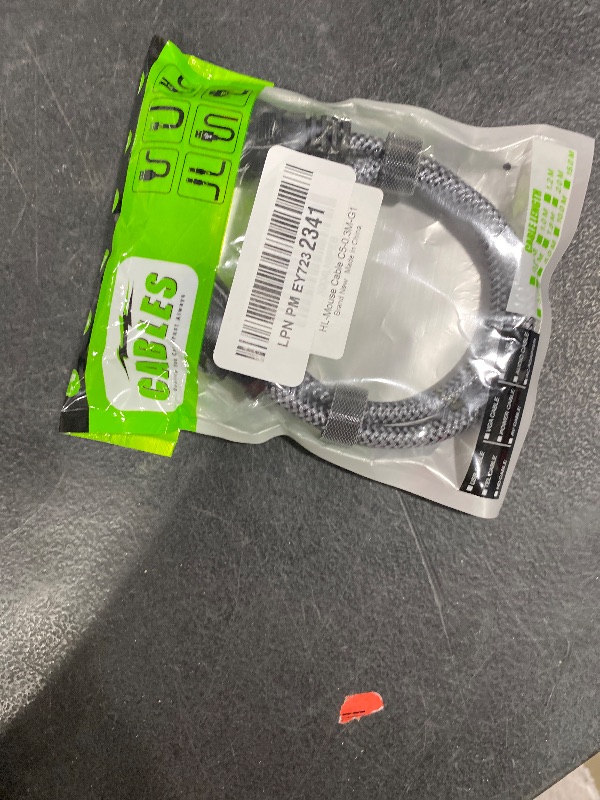 Photo 1 of 3 Prong AC Laptop Power Cord 0.3m-Braided Universal Power Cable for Dell HP LG Lenovo Asus Acer Toshiba Sony Laptops/Notebooks, Monitors, Printers, Scanners UL Listed NEMA 5-15P to C5 Power Cable