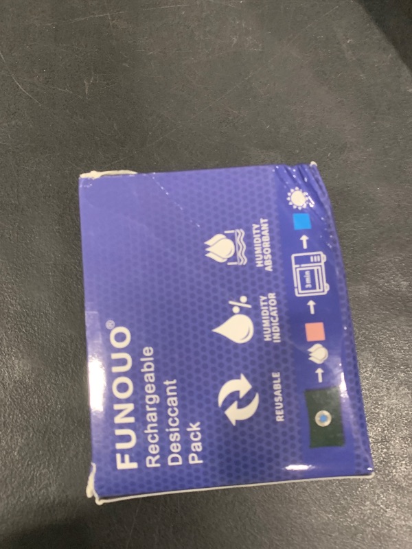 Photo 1 of FUNOUO 100g Rechargeable Desiccant Pack of 5,Moisture absorbers for storage,Moisture absorbers Bag,Desiccant Dehumidifier bag,Dehumidifier for Home Closets,Gun Safe, and Cars