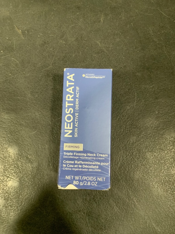 Photo 1 of NEOSTRATA Triple Firming Neck Cream, New & Improved Formula - with MicroDiPeptide229®, NeoGlucosamine, and Bakuchiol, Fragrance-free, Oil-Free, Décolletage Rejuvenating Cream For all Skin Types, 80 g.