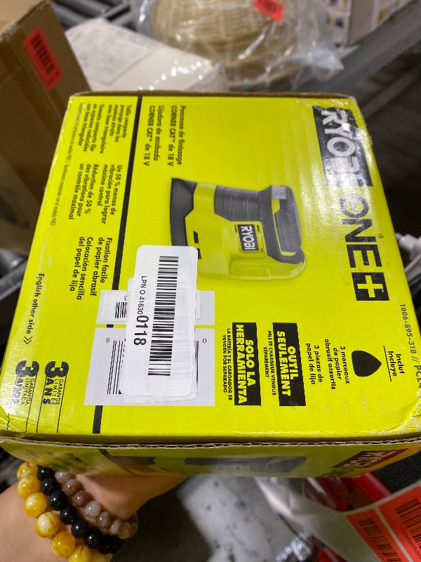 Photo 1 of RYOBI 18V Corner Cat Finish Sander