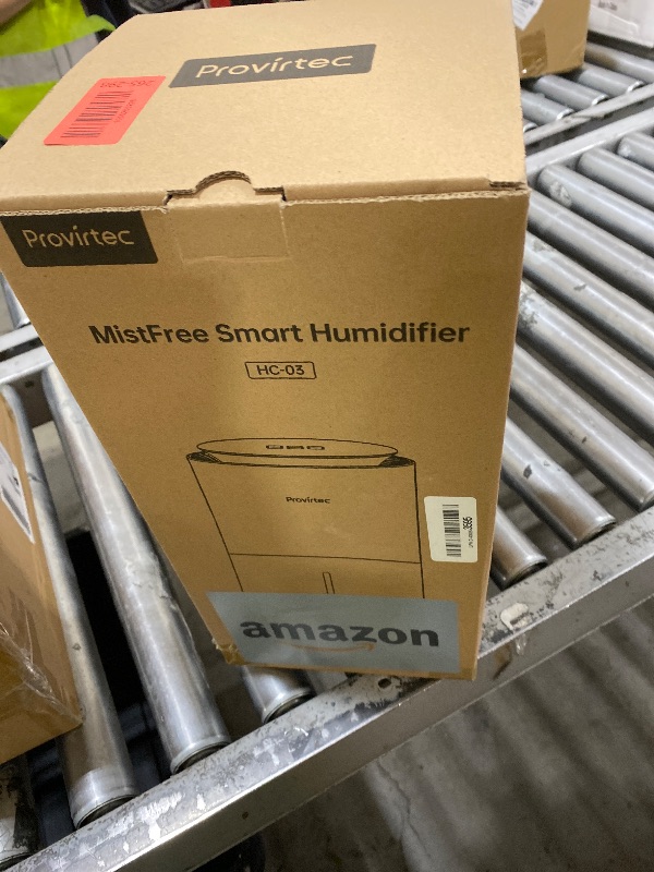 Photo 1 of Provirtec MistFree Smart Humidifier for Bedroom, Evaporative Humidifier No White Dust, Auto Humidity & APP Control, 3L Water Tank Easy to Clean, Sleep Mode, Timing, Humidifiers for Home/Office(White)