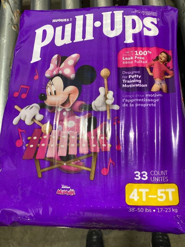 Photo 1 of Pull-Ups Girls' Learning Designs Training Pants - 4T-5T - 33ct