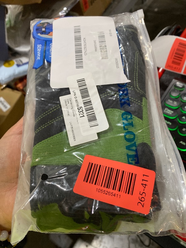 Photo 1 of Gardening Gloves for Men and Women, Thorn Proof & Puncture Resistant Working Gloves, Gloves for Safety Work and Gardening, Gardening Gifts, Synthetic Leather Spandex Mechanic with Touchscreen Support