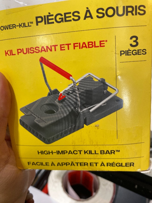 Photo 1 of Victor M142-3B Power-Kill Easy Set Mouse Trap - 3 Reusable Mouse Traps